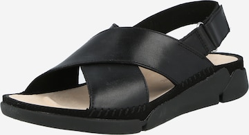 CLARKS Sandale 'Tri Alexia' in Black: front