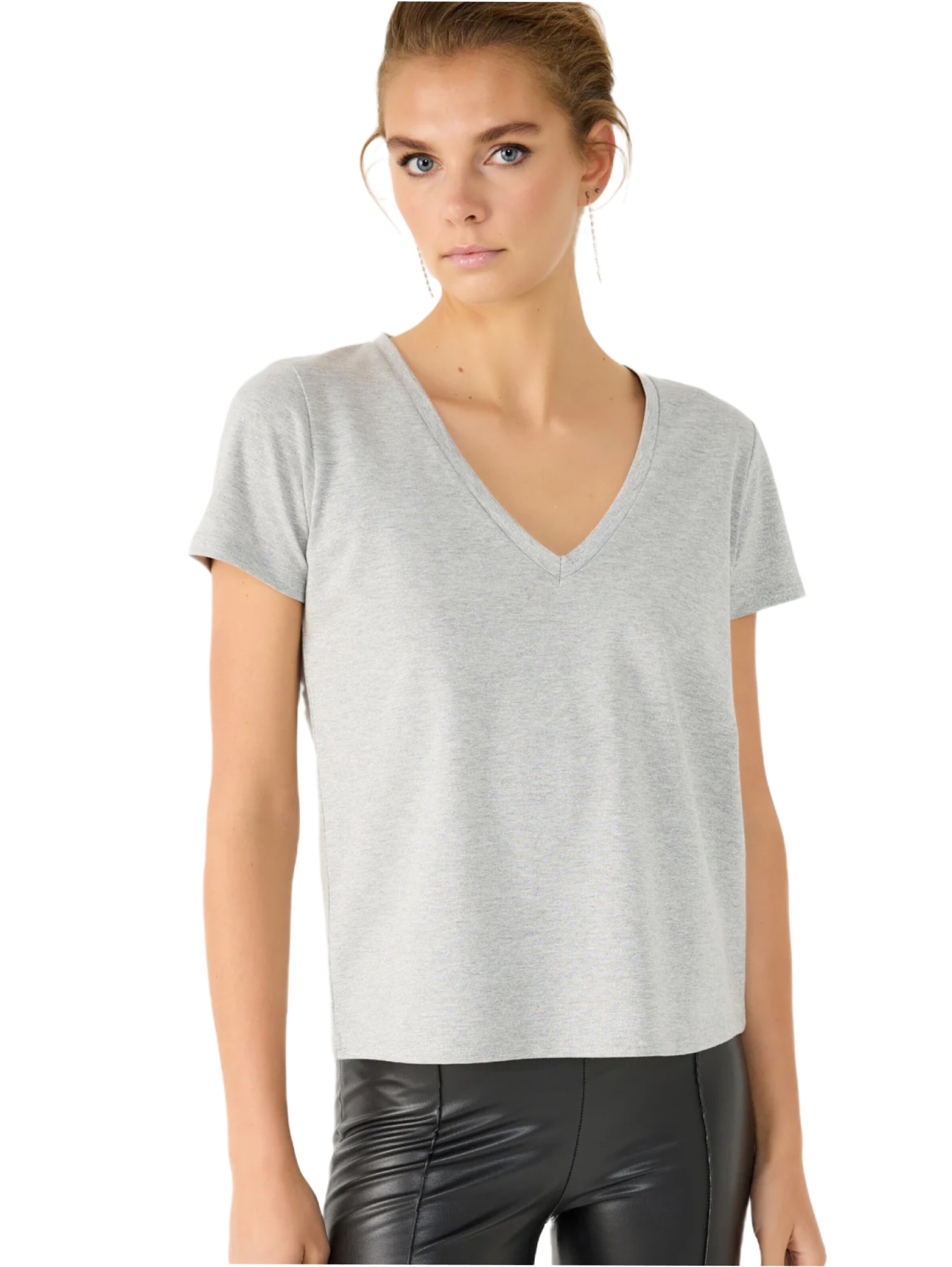 No Matter What Shirt in Grey: front