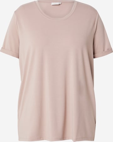 T-shirt 'CARMoster' ONLY Carmakoma en beige : devant