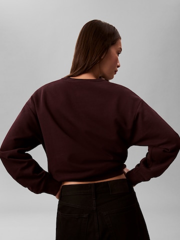 Felpa di Calvin Klein Jeans in marrone