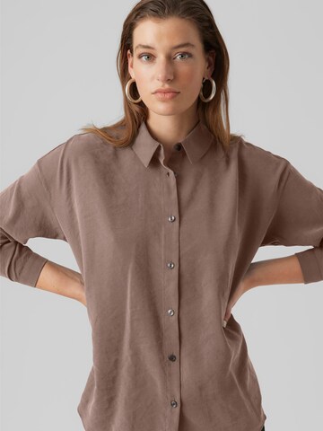 VERO MODA Blouse 'QUEENY' in Brown