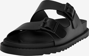 Pull&Bear Sandalen in Zwart: voorkant