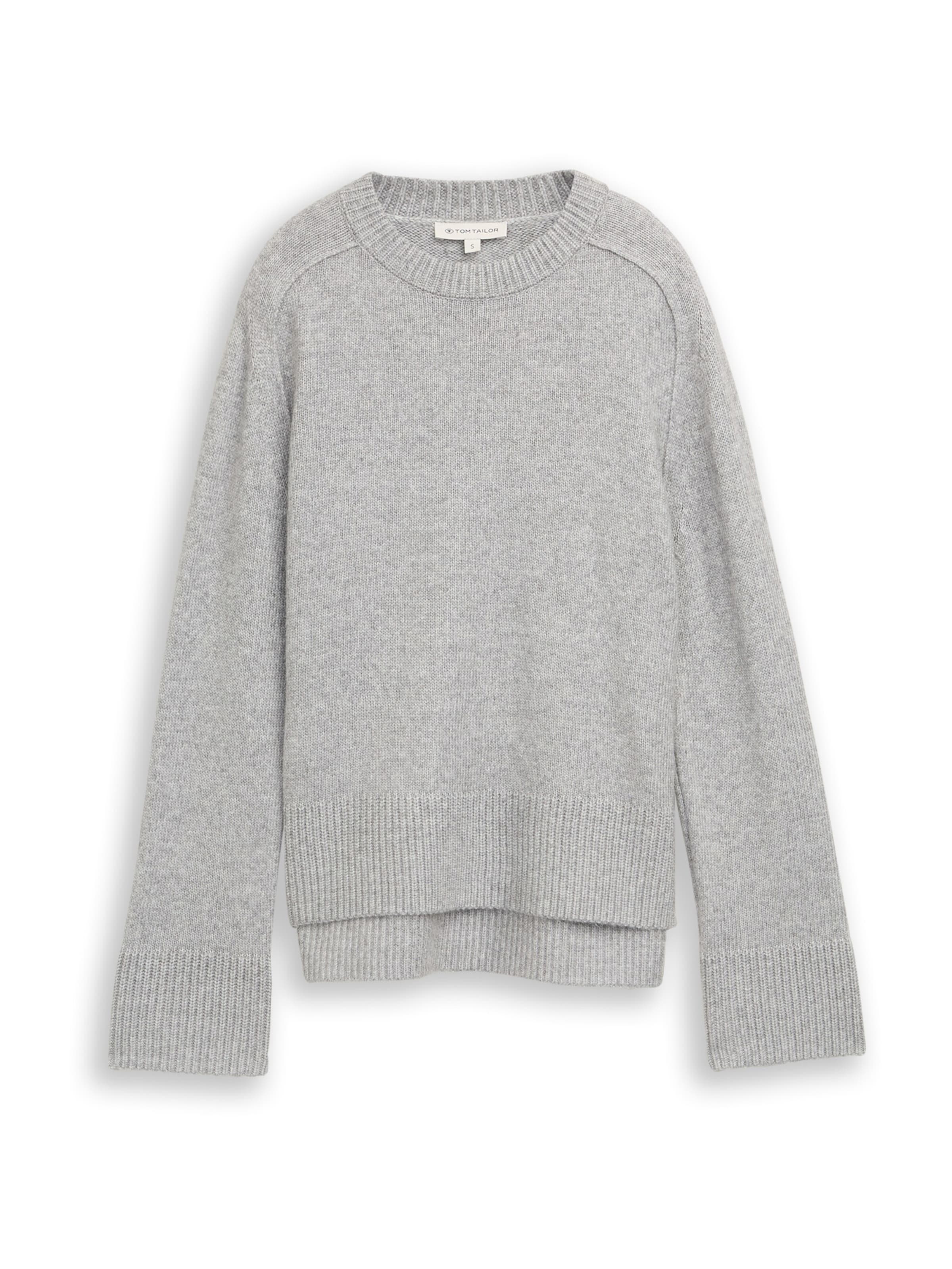 TOM TAILOR Tröja i grå: framsida