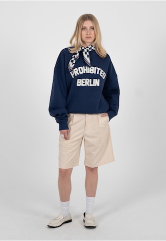 Prohibited Sweatshirt 'Berlin' in Blue