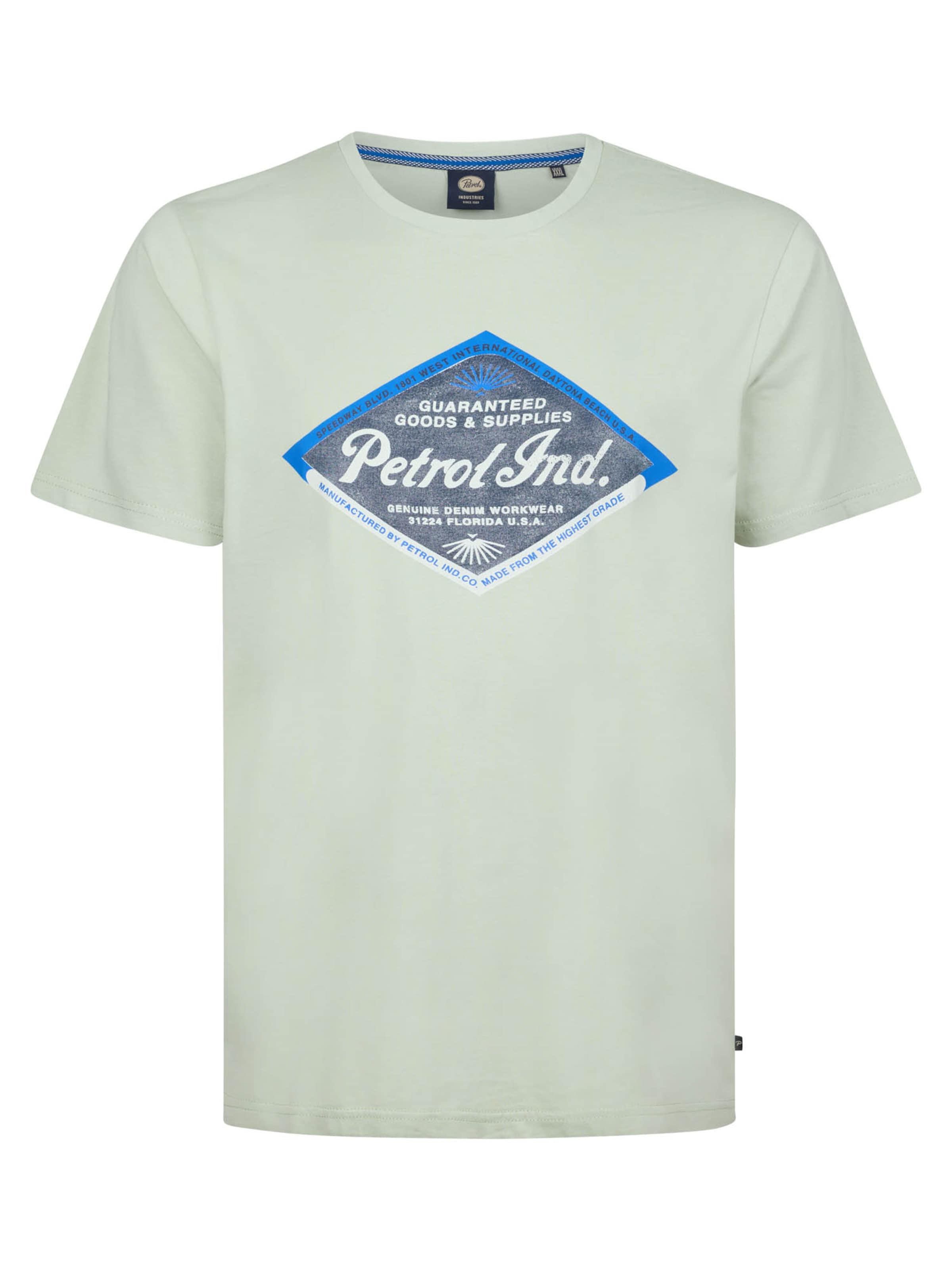 Petrol Industries Tričko - Zelená: predná strana