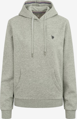 U.S. POLO ASSN. Sweatshirt 'Aba' in Grijs: voorkant