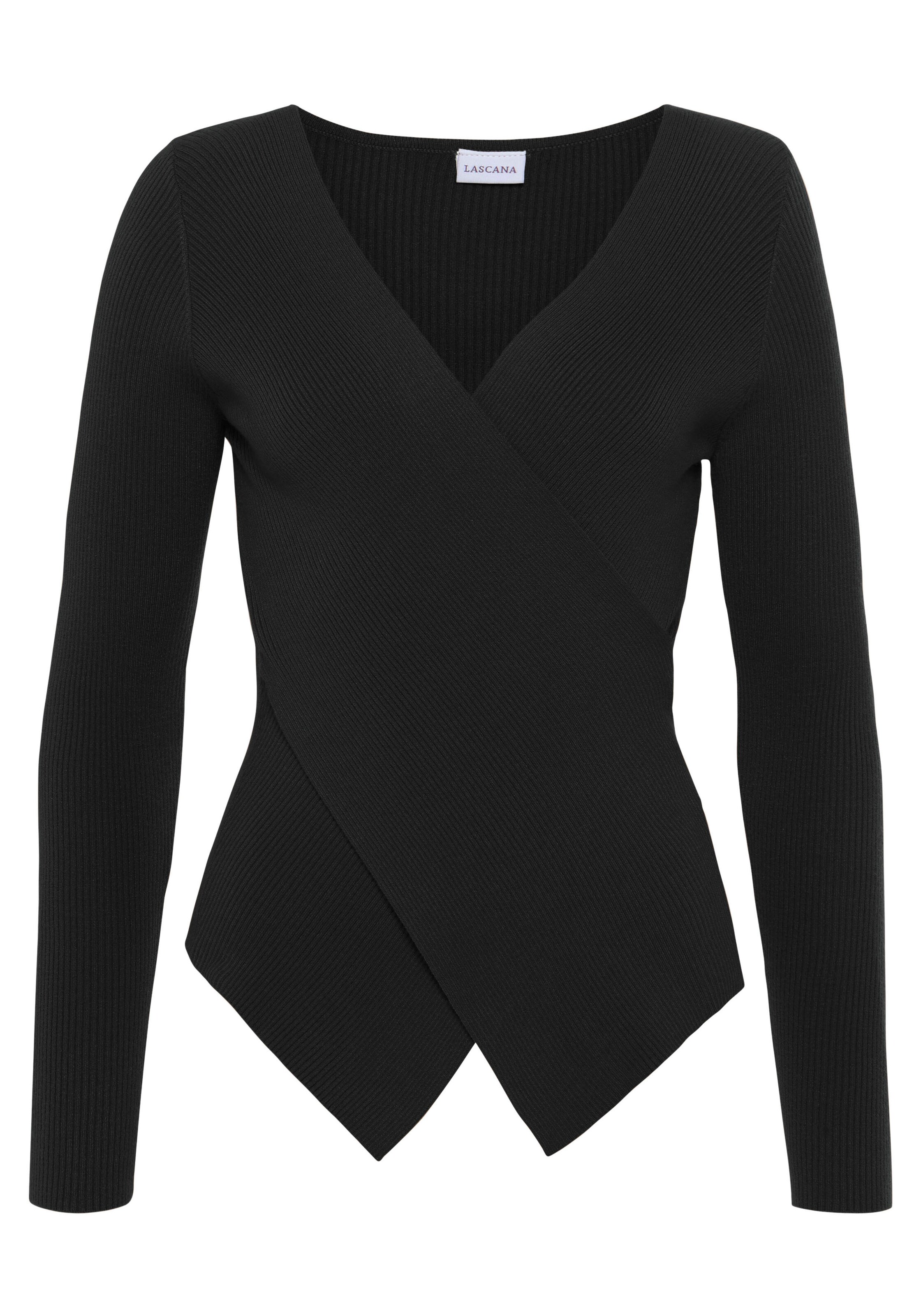 Pulover de la LASCANA pe negru: față