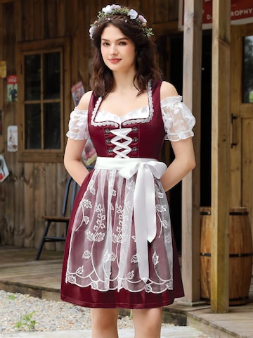 Yesfashion Dirndl in Red