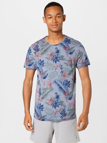 Key Largo T-shirt 'Santa Fe' i blå: framsida