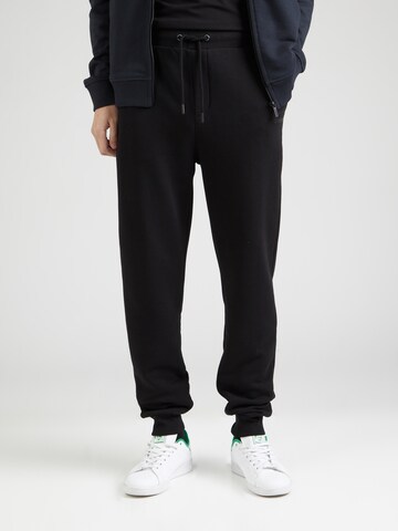 Karl Lagerfeld - Tapered Pantalón en negro: frente