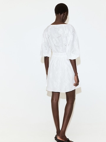 MANGO Jurk 'BEATRICE' in Wit