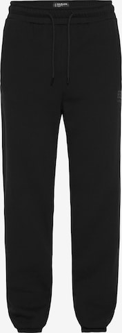 Harlem Soul Tapered Pants 'LE-NNY' in Black: front