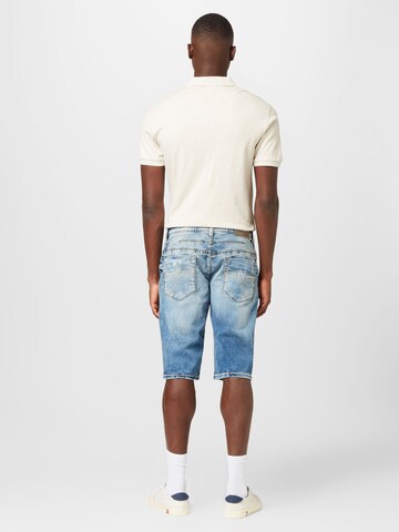 Coupe slim Jean CAMP DAVID en bleu