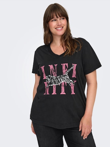 ONLY Carmakoma Shirt 'CARMILLE' in Black: front