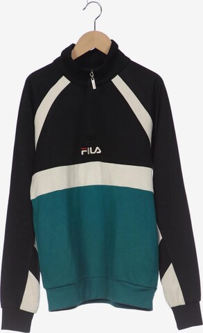 FILA Sweatshirt & Zip-Up Hoodie in XS in Green: front