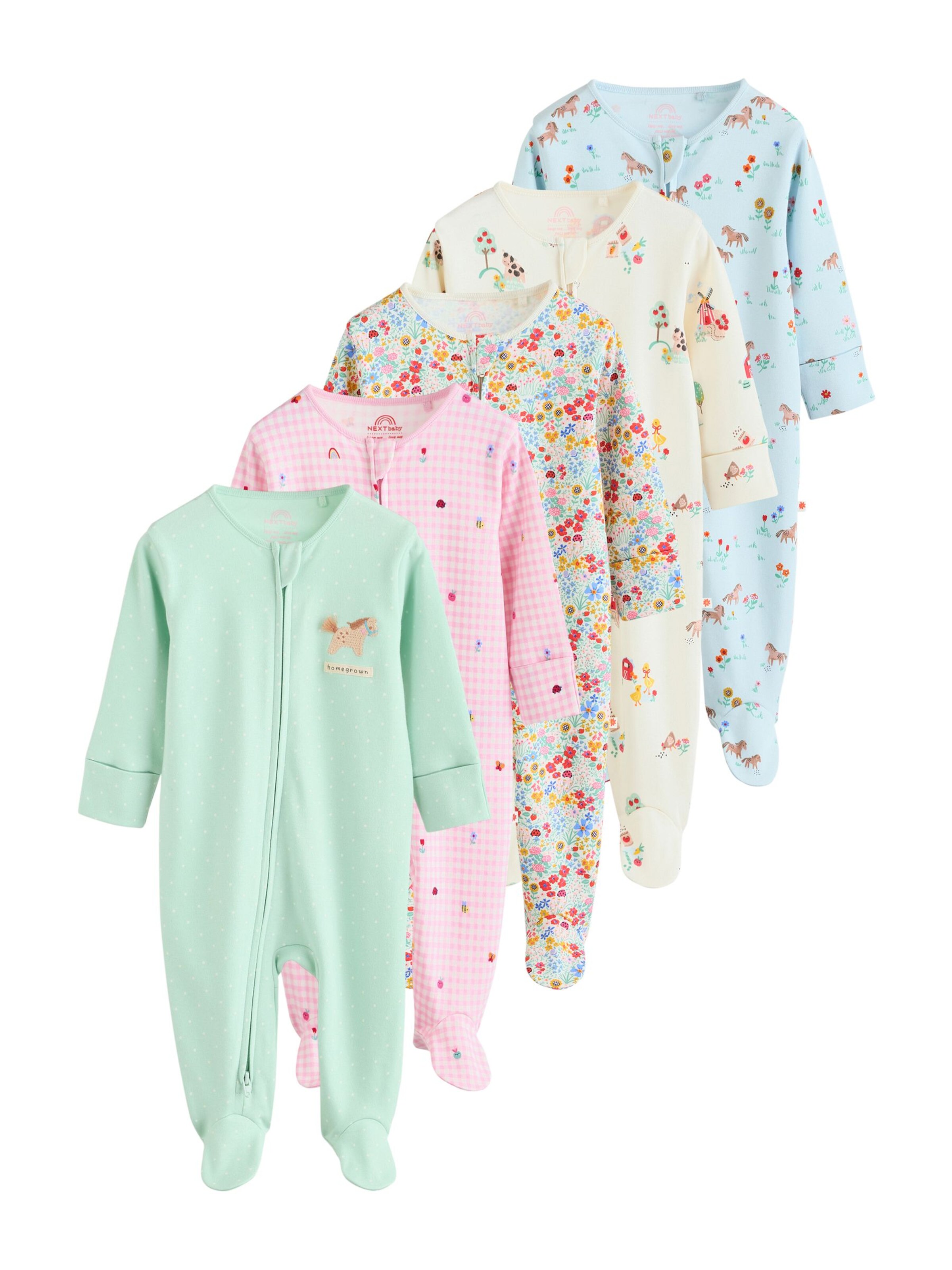 Next Ползунки/боди в Бежевый: спереди