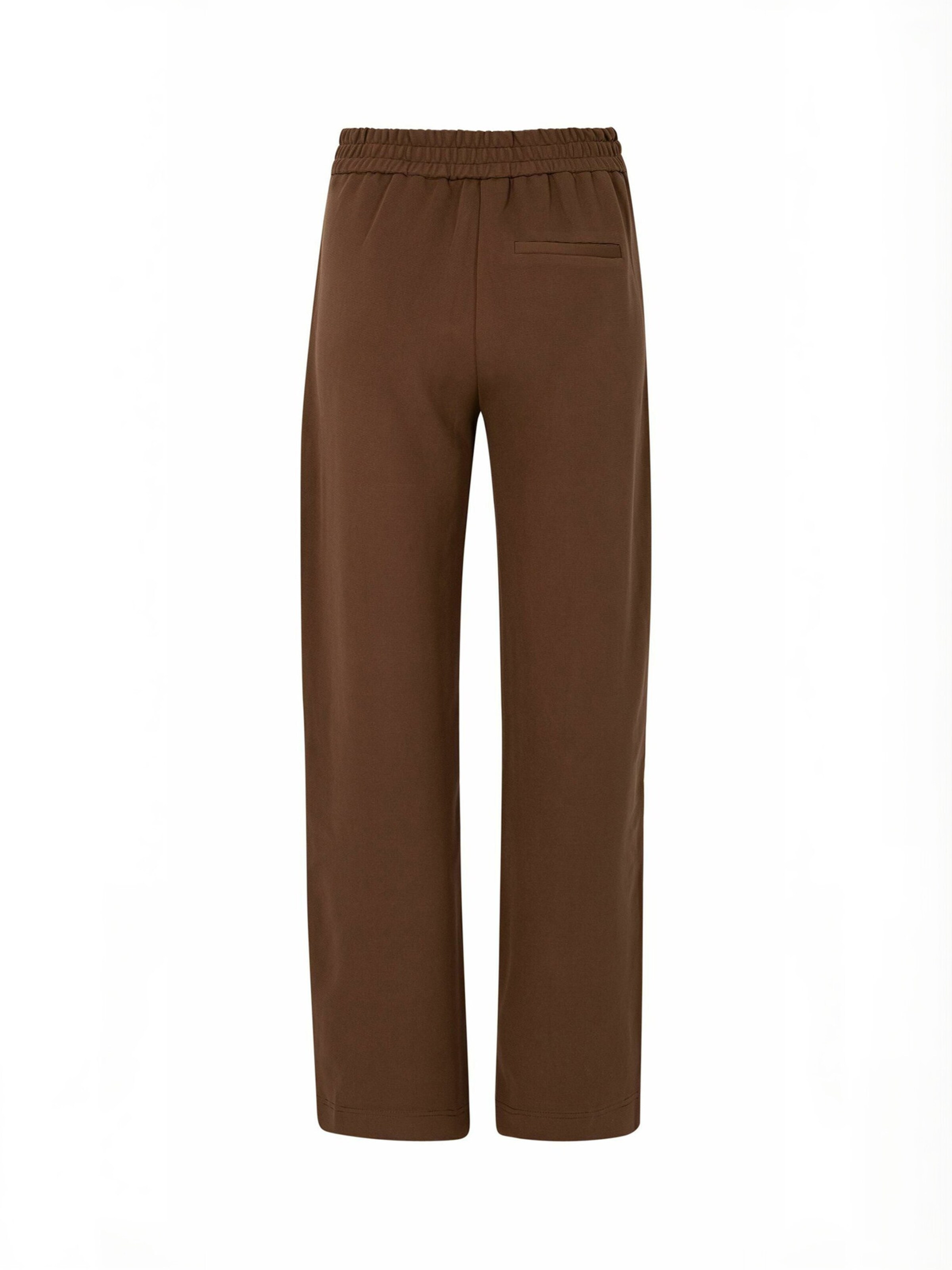 Coster Copenhagen Regular Broek ' Jersey ' in Bruin
