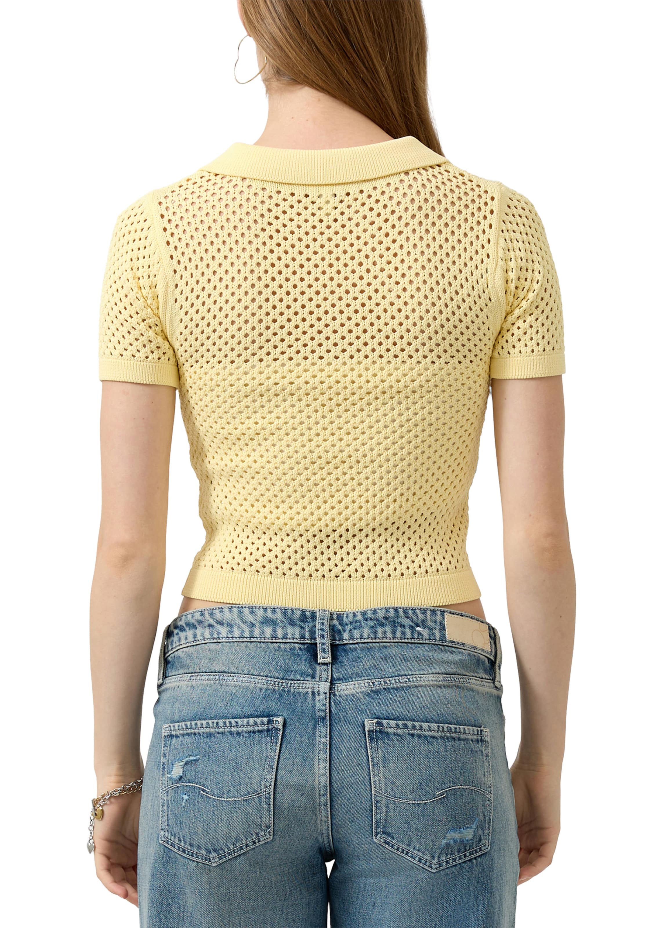 Pull-over QS en jaune