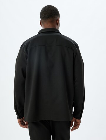 Koton Regular fit Button Up Shirt in Black