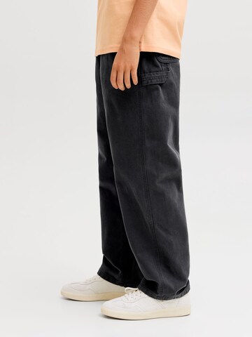 Jack & Jones Junior - Pierna ancha Pantalón 'JPSTAlex' en negro
