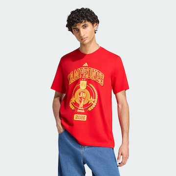 ADIDAS PERFORMANCE - Camisa funcionais 'FEF H WIN26' em vermelho: frente