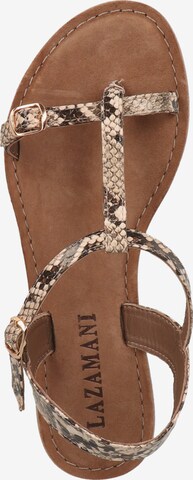 LAZAMANI Sandalen in Beige