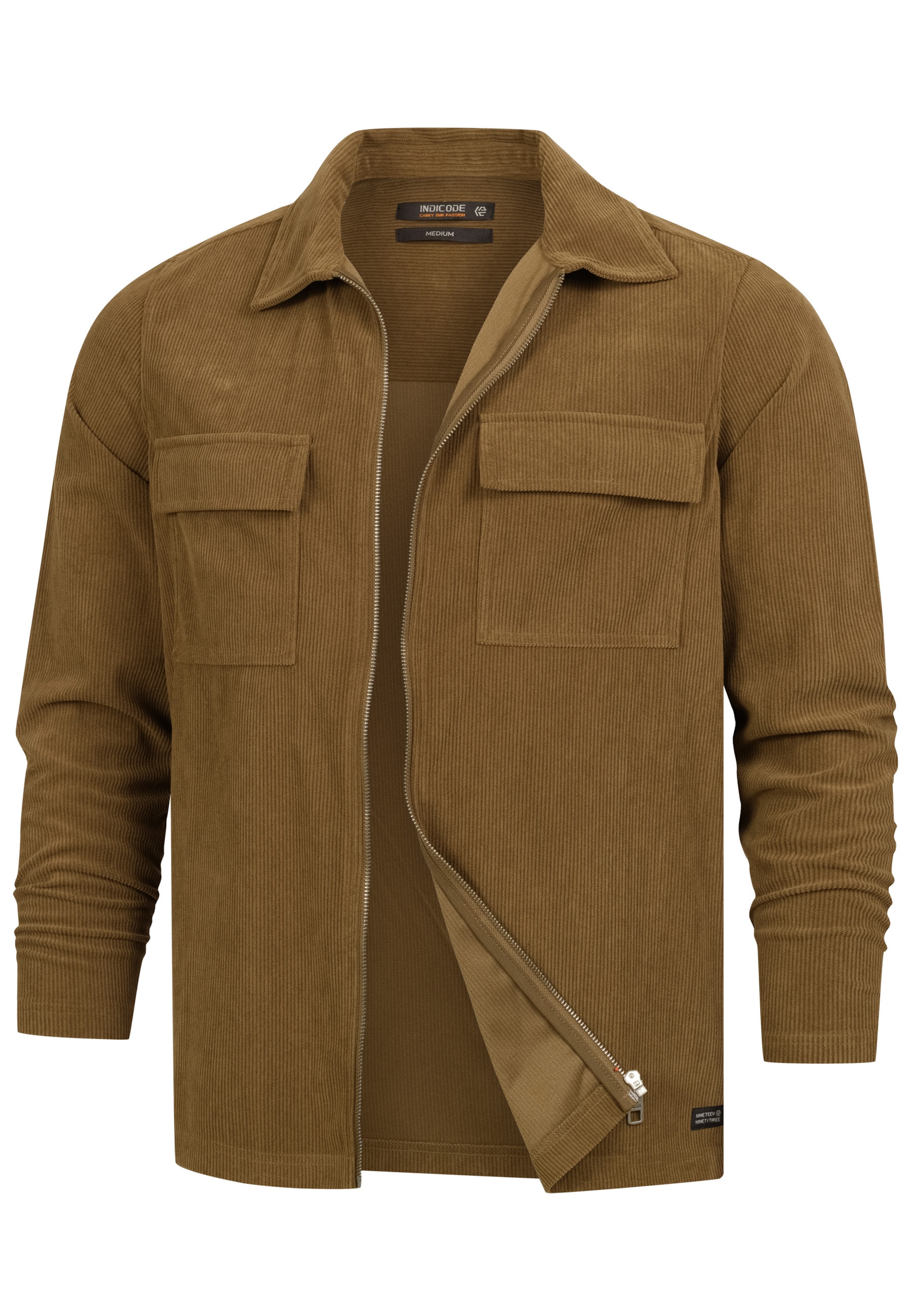 INDICODE JEANS Regular fit Tussenjas 'Nemoto' in Groen: voorkant