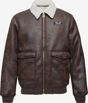 INDICODE JEANS Overgangsjakke 'Vestmoon' i sort: forside