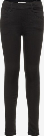 Skinny Leggings 'Polly' di NAME IT in nero: frontale