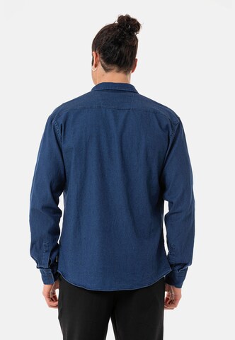Redbridge Regular Fit Langarmhemd in Blau