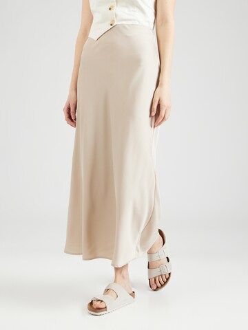 VILA Skirt 'ELLETTE' in Beige: front