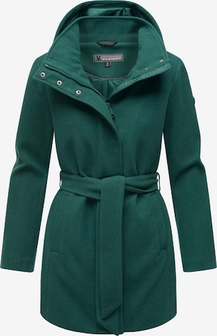 Cappotto di mezza stagione 'Katalinaa 16' di MARIKOO in verde: frontale