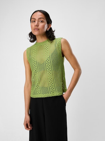 Tops en tricot 'NILLE' OBJECT en vert : devant