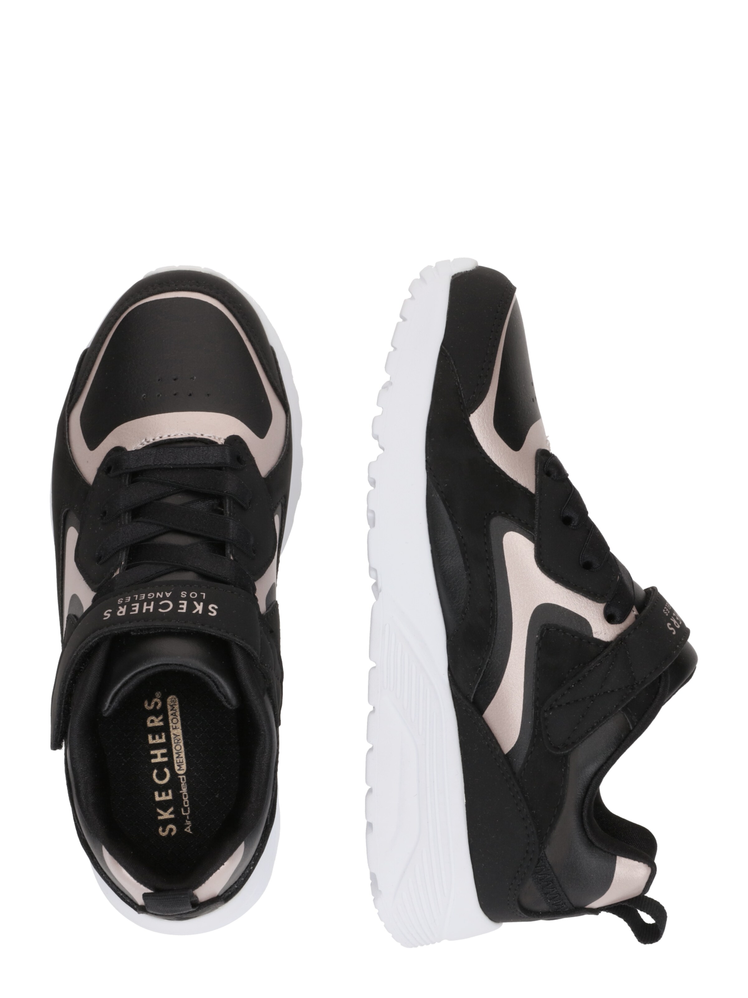 SKECHERS Sneakers 'Uno Lite' in Zwart