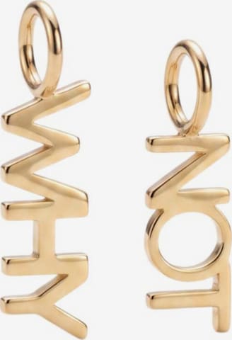 PURELEI - Colgante 'Why Not' en oro: frente
