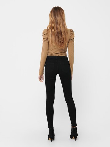 ONLY Skinny Jeans 'Wauw' in Schwarz