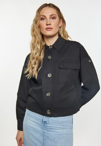 DreiMaster Vintage Between-Season Jacket in Black: front