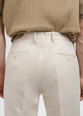 MANGO MAN Regular Pants 'Amalfi' in Beige