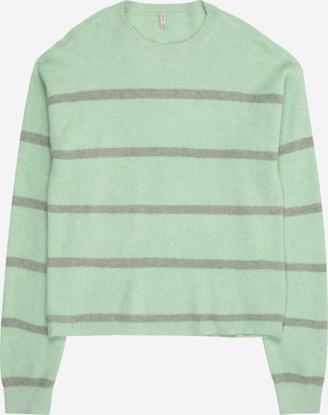 ONLY GIRLS Pullover 'KOGFRANCA' in Grün: Vorderseite