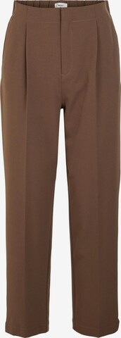 Loosefit Pantalon à pince 'Sanni' OBJECT en marron : devant