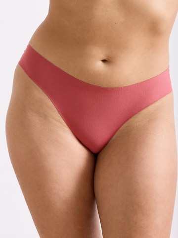 Slip 'Light Touch' Erlich Textil en rose : devant