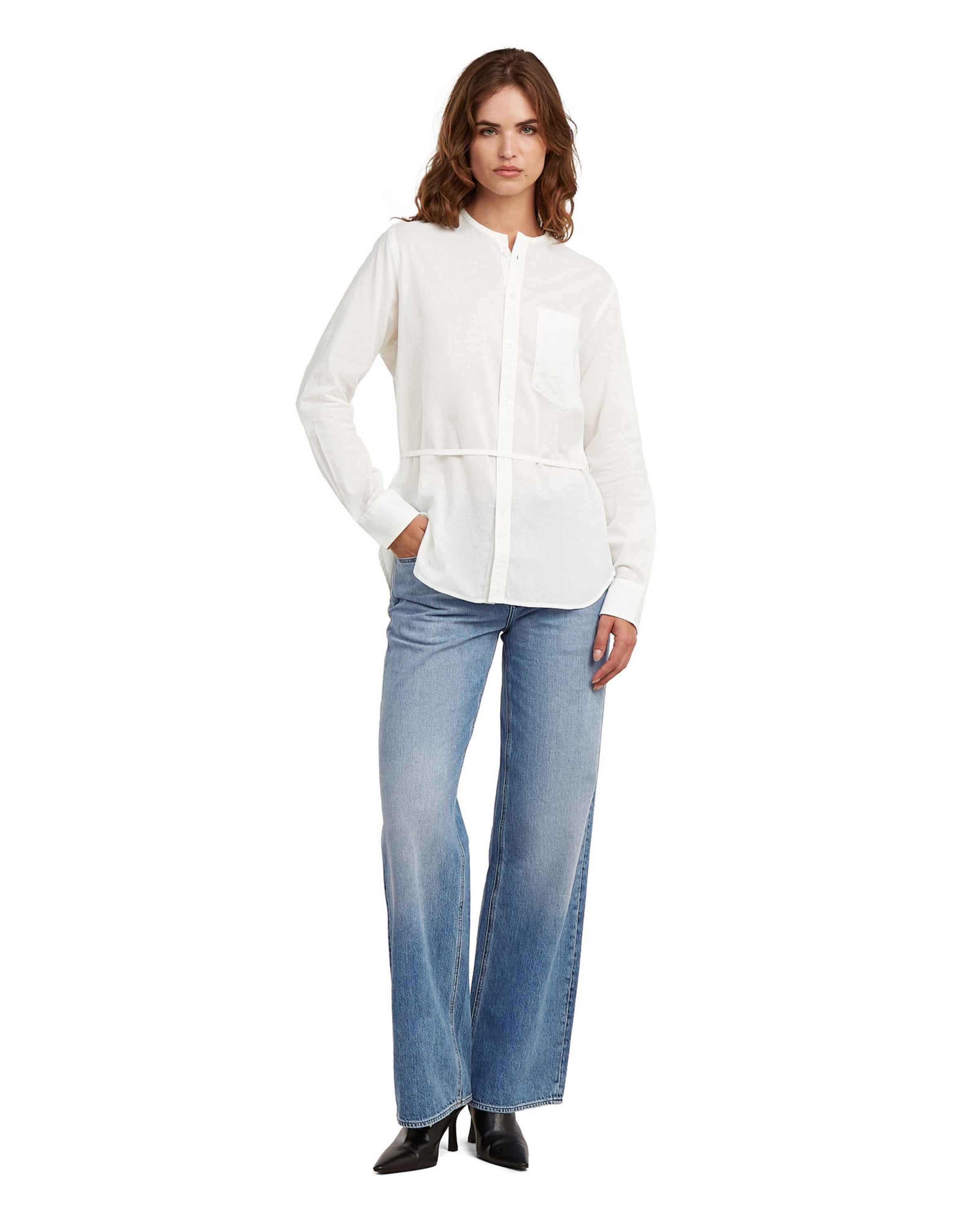 G-STAR Shirt - 'Regular Shirt' in Weiß