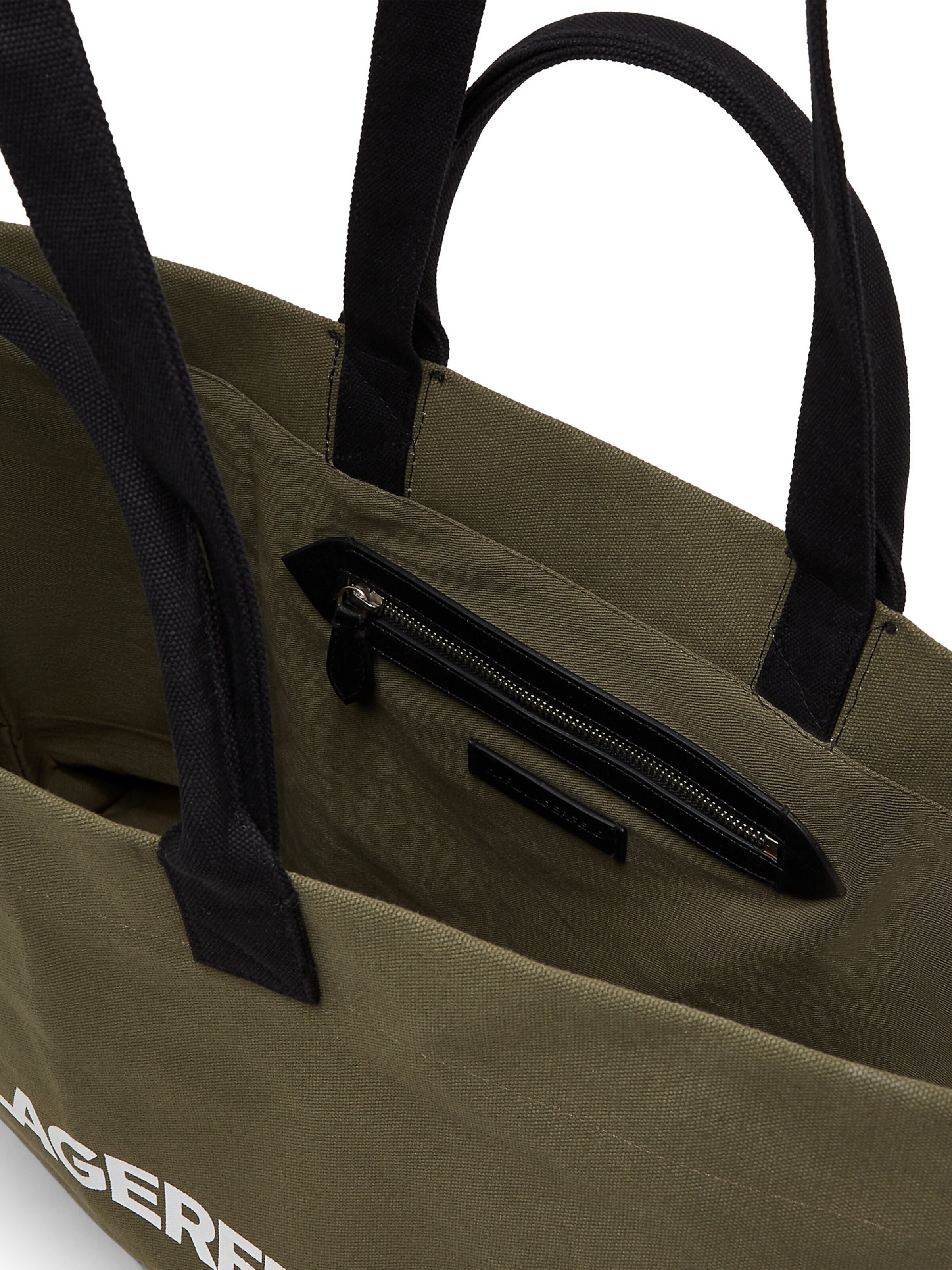 Karl Lagerfeld Nakupovalna torba 'ESSENTIAL' | zelena barva