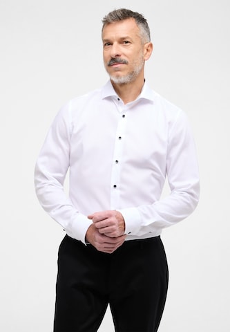 ETERNA Slim fit Zakelijk overhemd in Wit: voorkant