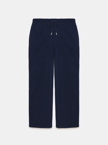 No Matter What Wide leg Broek in Blauw: voorkant