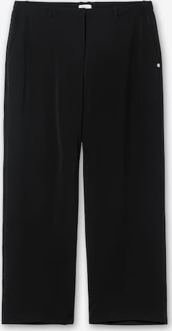 SHEEGO - Loosefit Pantalón en negro: frente