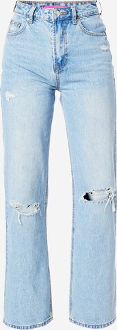 Edikted Regular Jeans 'Lori' in Blue: front