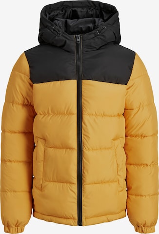 Jack & Jones Junior Winter Jacket 'Paul' in Yellow: front