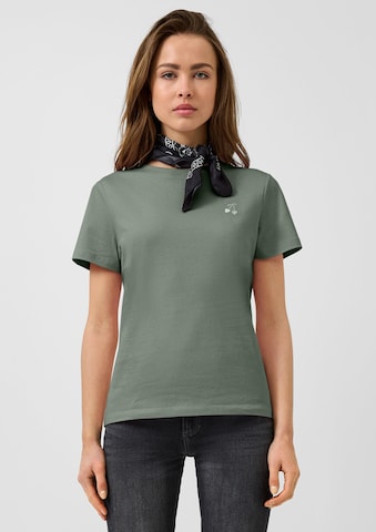 QS Shirt in Groen: voorkant