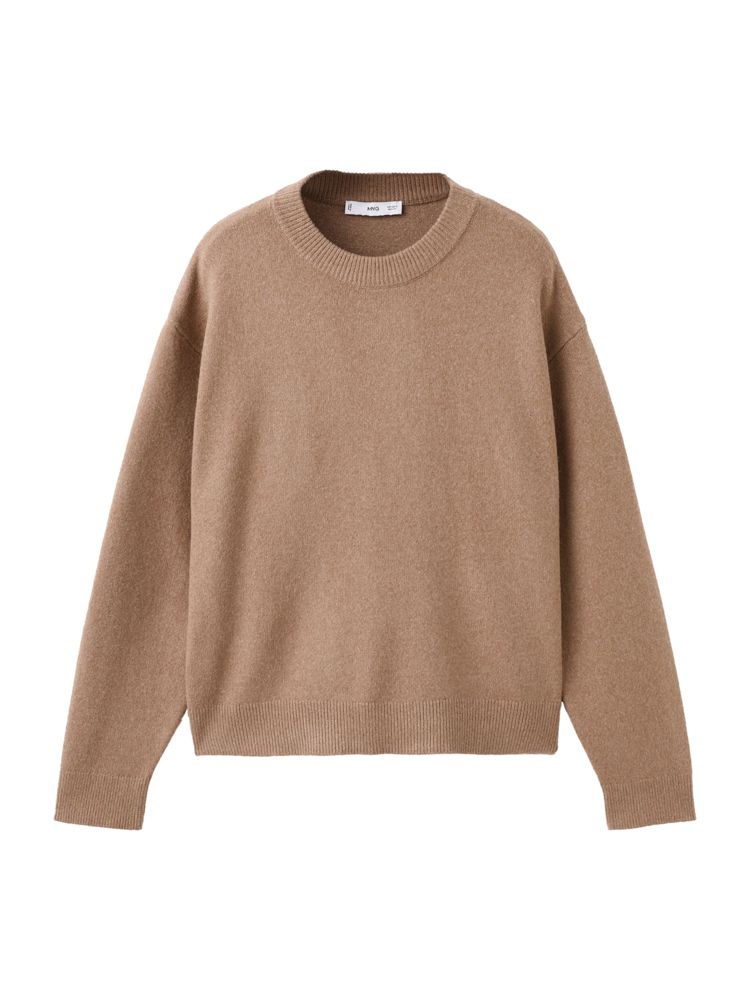 MANGO Pullover 'MARIANO' in Braun: Vorderseite